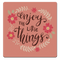 MDF Coasters  4 X 4 INCH |Beautiful Digitally Printed| Set of 4 |enjoy little things pattern