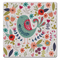 MDF Coasters  4 X 4 INCH |Beautiful Digitally Printed| Set of 4 |floral design 10d pattern