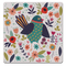 MDF Coasters  4 X 4 INCH |Beautiful Digitally Printed| Set of 4 |floral design 10i pattern