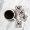 MDF Coasters  4 X 4 INCH |Beautiful Digitally Printed| Set of 4 |floral design 10i pattern