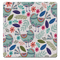 MDF Coasters  4 X 4 INCH |Beautiful Digitally Printed| Set of 4 |floral design 10j pattern