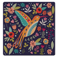 MDF Coasters  4 X 4 INCH |Beautiful Digitally Printed| Set of 4 |floral design 10n pattern