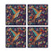 MDF Coasters  4 X 4 INCH |Beautiful Digitally Printed| Set of 4 |floral design 10n pattern