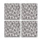 MDF Coasters  4 X 4 INCH |Beautiful Digitally Printed| Set of 4 |floral design 8 c pattern