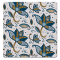 MDF Coasters  4 X 4 INCH |Beautiful Digitally Printed| Set of 4 |floral design 8 k pattern