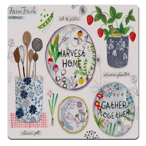 MDF Coasters  4 X 4 INCH |Beautiful Digitally Printed| Set of 4 |floral design waycott 12 pattern