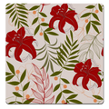 MDF Coasters  4 X 4 INCH |Beautiful Digitally Printed| Set of 4 |floral pattern 32 pattern