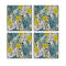 MDF Coasters  4 X 4 INCH |Beautiful Digitally Printed| Set of 4 |floral pattern 35 pattern