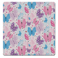 MDF Coasters  4 X 4 INCH |Beautiful Digitally Printed| Set of 4 |floral pattern 60 pattern