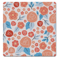 MDF Coasters  4 X 4 INCH |Beautiful Digitally Printed| Set of 4 |floral pattern 60h pattern