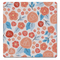MDF Coasters  4 X 4 INCH |Beautiful Digitally Printed| Set of 4 |floral pattern 60h pattern