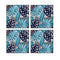 MDF Coasters  4 X 4 INCH |Beautiful Digitally Printed| Set of 4 |floral pattern 60l pattern