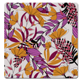 MDF Coasters  4 X 4 INCH |Beautiful Digitally Printed| Set of 4 |floral pattern 60o pattern