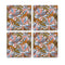 MDF Coasters  4 X 4 INCH |Beautiful Digitally Printed| Set of 4 |floral pattern 60p pattern