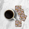 MDF Coasters  4 X 4 INCH |Beautiful Digitally Printed| Set of 4 |floral pattern 60p pattern
