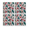MDF Coasters  4 X 4 INCH |Beautiful Digitally Printed| Set of 4 |floral pattern 60q pattern