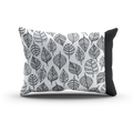Printed Canvas Rectangular Cushion Covers,Pillow covers |Set of 2 (12 x 18 Inches) | floral pattern 8