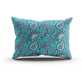 Printed Canvas Rectangular Cushion Covers,Pillow covers |Set of 2 (12 x 18 Inches) | floral pattern 8