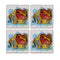 MDF Coasters  4 X 4 INCH |Beautiful Digitally Printed| Set of 4 |flower and women pattern