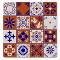 MDF Coasters  4 X 4 INCH |Beautiful Digitally Printed| Set of 4 |folk art 9 f pattern