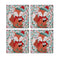 MDF Coasters  4 X 4 INCH |Beautiful Digitally Printed| Set of 4 |fox pattern pattern