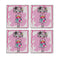MDF Coasters  4 X 4 INCH |Beautiful Digitally Printed| Set of 4 |girl pattern