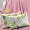 Printed Canvas Rectangular Cushion Covers,Pillow covers |Set of 2 (12 x 18 Inches) | green leaf