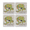 MDF Coasters  4 X 4 INCH |Beautiful Digitally Printed| Set of 4 |i will rise pattern