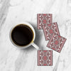 MDF Coasters4 X 4 INCH |Beautiful Digitally Printed| Set of 4 |kalamkari pattern 50 pattern