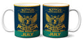 6thCross "kiings_july" printed Ceramic Tea and Coffee Mug | 11 Oz | Best Gift for Valentine Birthday  Aniiversary