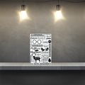 Aluminium Retro Metal Sign Wall Plates Plaque Poster Cafe Wall Art Sign Gift 12 X 8 INCH | metal sign _61