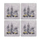 MDF Coasters  4 X 4 INCH |Beautiful Digitally Printed| Set of 4 |new york pattern