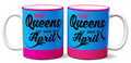 6thCross "queens_april" printed Ceramic Tea and Coffee Mug | 11 Oz | Best Gift for Valentine Birthday  Aniiversary