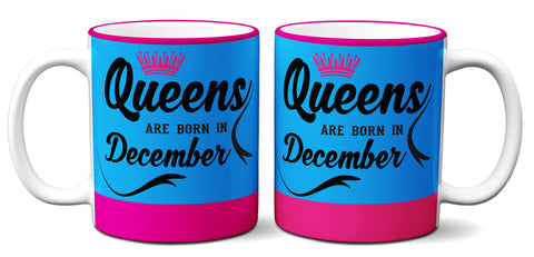 6thCross "queens_dec" printed Ceramic Tea and Coffee Mug | 11 Oz | Best Gift for Valentine Birthday  Aniiversary