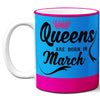 6thCross "queens_march" printed Ceramic Tea and Coffee Mug | 11 Oz | Best Gift for Valentine Birthday  Aniiversary