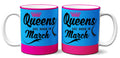 6thCross "queens_march" printed Ceramic Tea and Coffee Mug | 11 Oz | Best Gift for Valentine Birthday  Aniiversary