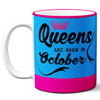 6thCross "queens_oct" printed Ceramic Tea and Coffee Mug | 11 Oz | Best Gift for Valentine Birthday  Aniiversary