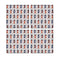 MDF Coasters  4 X 4 INCH |Beautiful Digitally Printed| Set of 4 |warli art orange blue pattern