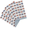 Warli Art Orange Blue