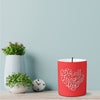 Multi-use candle holder | 11 oz | digitally printed | with love candle holder